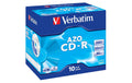 Verbatim CD-R 52x 80Min/700MB 10er Pack Bis 52-fach, m.Logo/n.bedruckbar