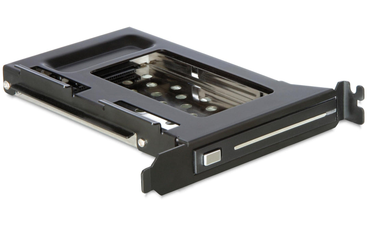 Delock Einbaurahmen für 1 x 2.5HDD/SDD passend für PC-Slot, Hotswap, SATA-Strom