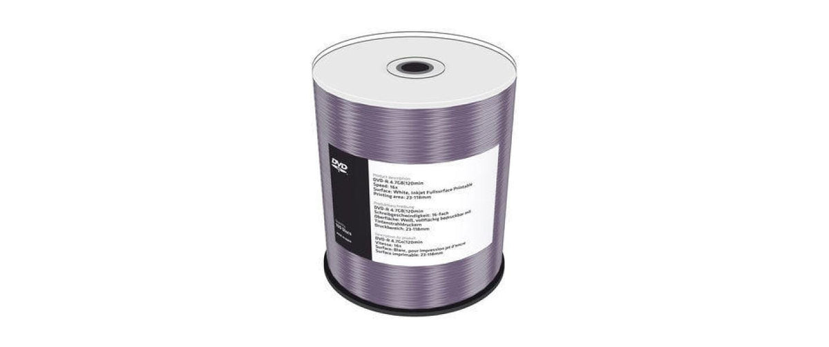 MediaRange DVD-R 4.7GB, 100er Spindel 16-fach, bedruckbar